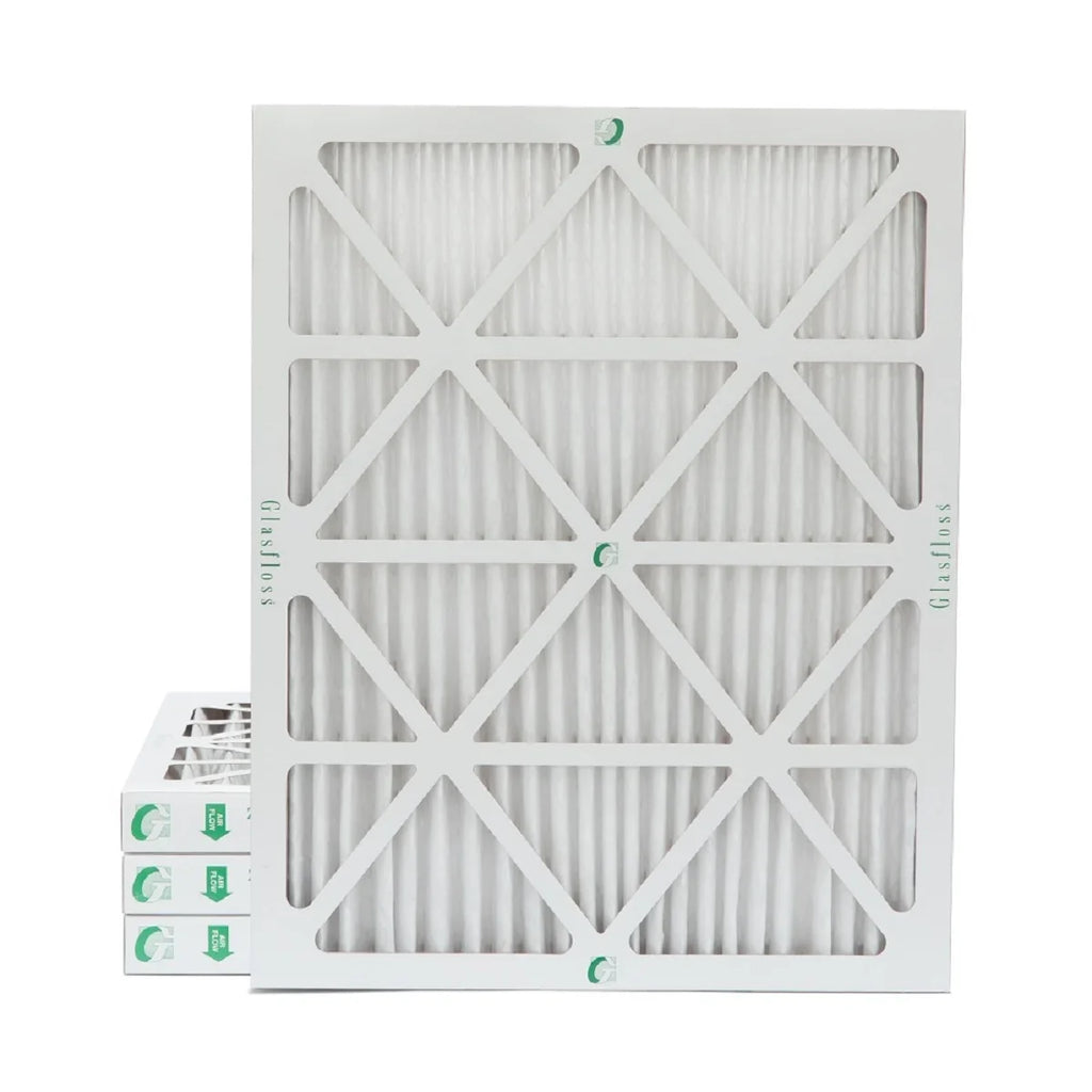 Glasfloss ZL 18x25x2 MERV 10 Pleated AC Furnace Air Filters. Box of 4. Exact Size: 17-1/2 x 24-1/2 x 1-3/4
