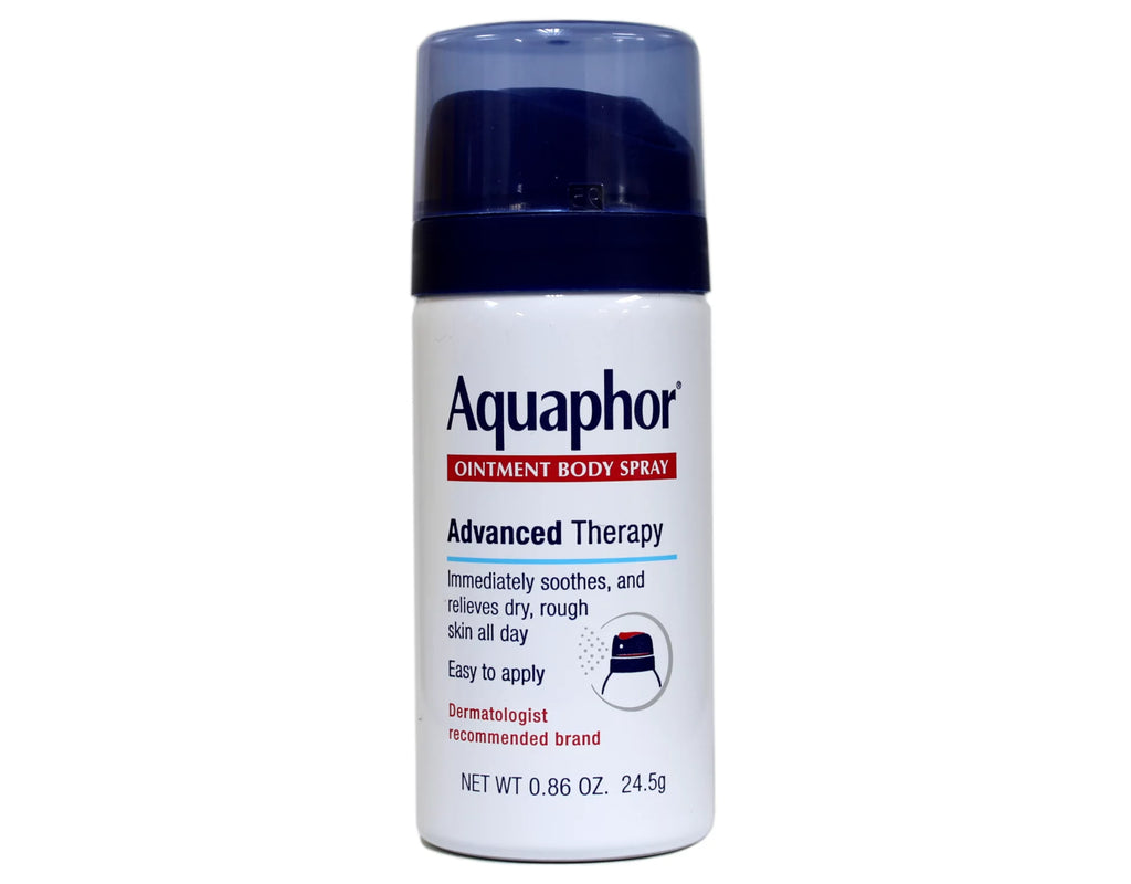Aquaphor Ointment Body Spray Advanced Therapy Travel Size 0.86 oz Pack of 4
