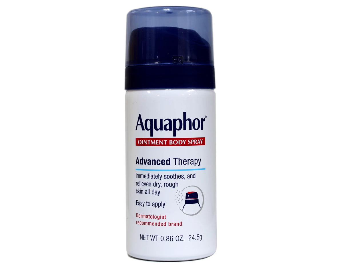 Aquaphor Ointment Body Spray Advanced Therapy Travel Size 0.86 oz Pack of 4