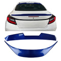 Ikon Motorsports Roof + Trunk Spoiler Compatible With 2022-2023 Subaru BRZ Toyota GR86, Finish #K7X Wr Blue Pearl/World Rally Blue ABS V Style Rear Window Visor Wing + TRD Style Trunk Spoiler