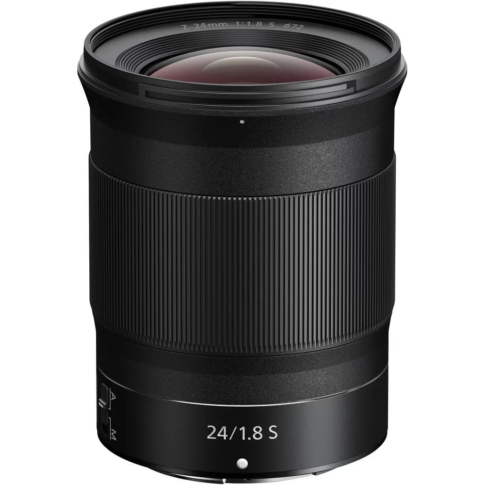 Nikon Z6 Mirrorless with 50-250mm f/4.5-6.3 VR Lens + 24mm f/1.8 S Lens + 64GB Storage + UV Filter + Backup Battery + Case + Cleaning Kit - International Version