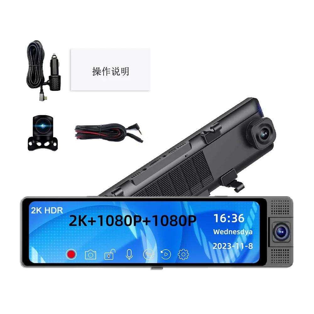 OWSOO Dashcam Car Video Recorder, Wide Angle Camcorder, WiFi Interconnection, Auto Safety Recorder