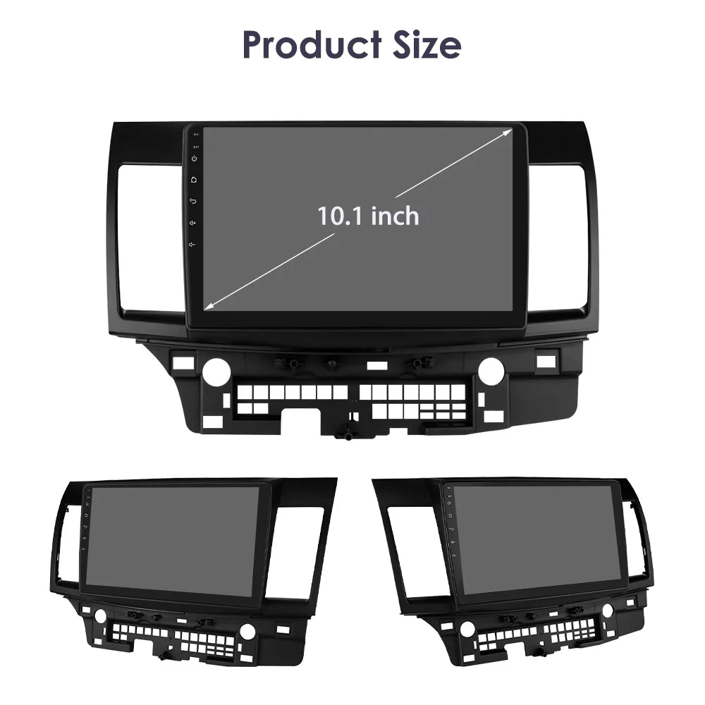 For Mitsubishi Lancer 2007 2008 2009 2010 2011 2012 Android 12 Wifi 2+32GB Car Stereo Radio CarPlay GPS Navigation Player