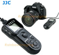 JJC TM-A Intervalometer Timer Remote Shutter Cord for Canon EOS 1D 1D C 1D Mark II III IV II N 1Ds Mark II III 1D X 1D X Mark II 5D Mark II III IV 5DS 5DS R 6D 6D Mark II 7D 7D Mark II 50D EOS R5