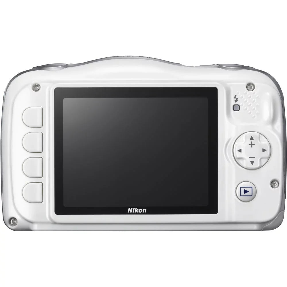 Restored Nikon COOLPIX W100 13.2MP Digital Camera w/ 3x Zoom Lens – with 16GB Bundle includes, Sandisk Ultra SDHC 16GB Memory Card + Point and Shoot Field Bag Camera Case + Many More (Refurbished)