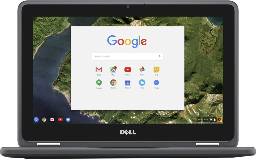 Dell 11.6" Multi-Touch 2-in-1 Chromebook 11 3180 (Intel Celeron, 4GB RAM, 16GB SSD)