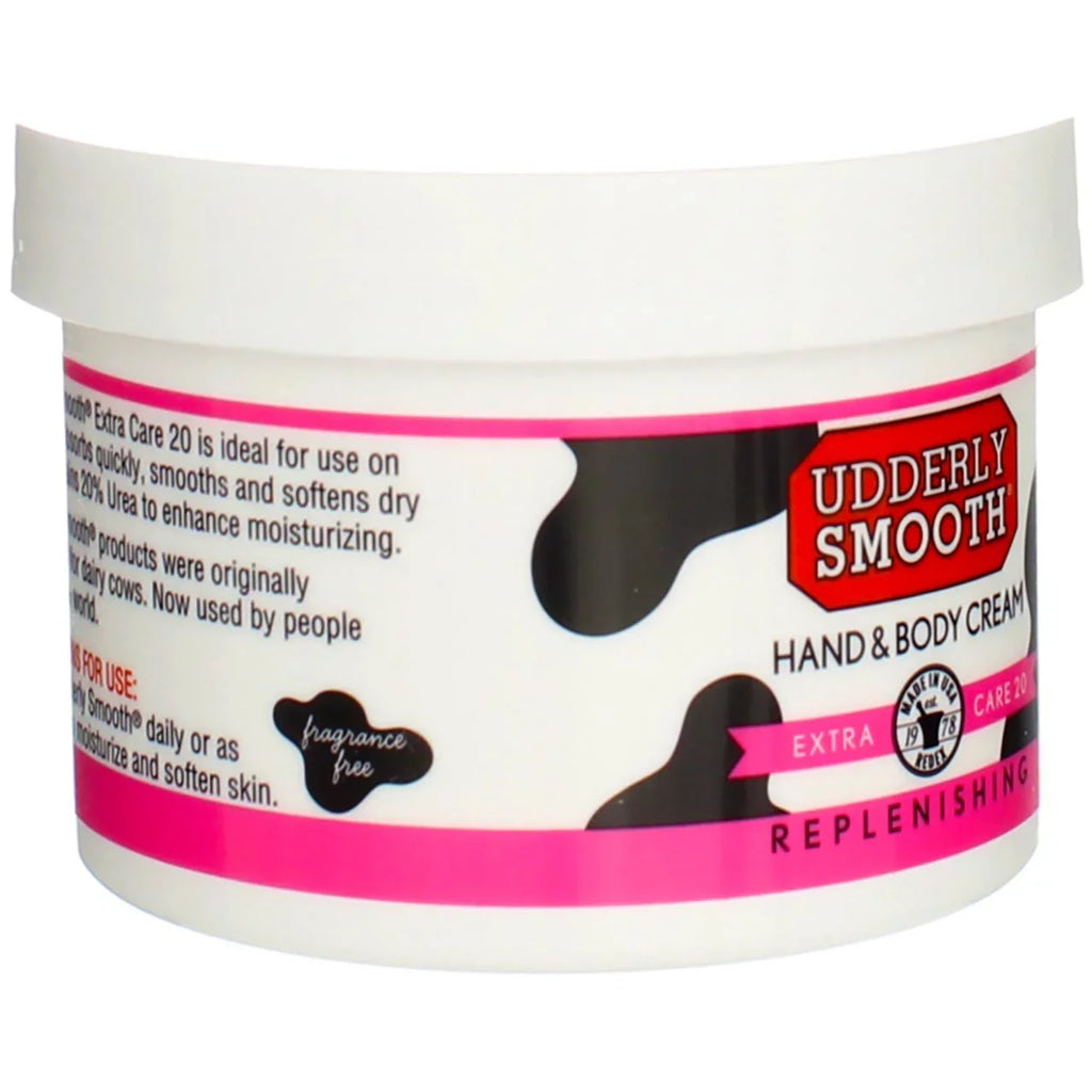 2 Pack Udderly Smooth Extra Care Cream with 20% Urea, Replenishing, 8 oz