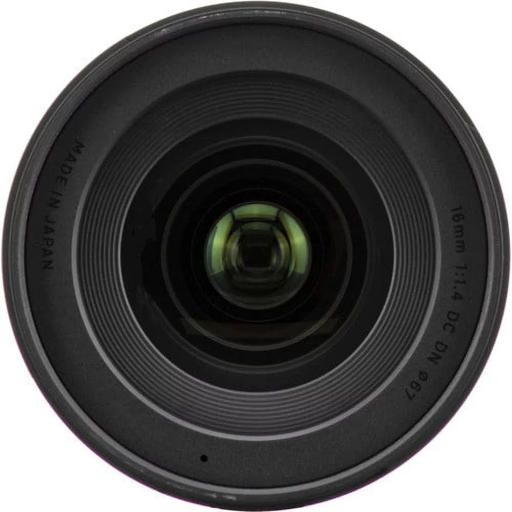 Sigma Contemporary - Lens - 16 mm - f/1.4 DC DN - Sony E-mount - for Sony Cinema Line; a VLOGCAM; a1; a6700; a7 IV; a7C; a7C II; a7CR; a7R V; a7s III; a9 III