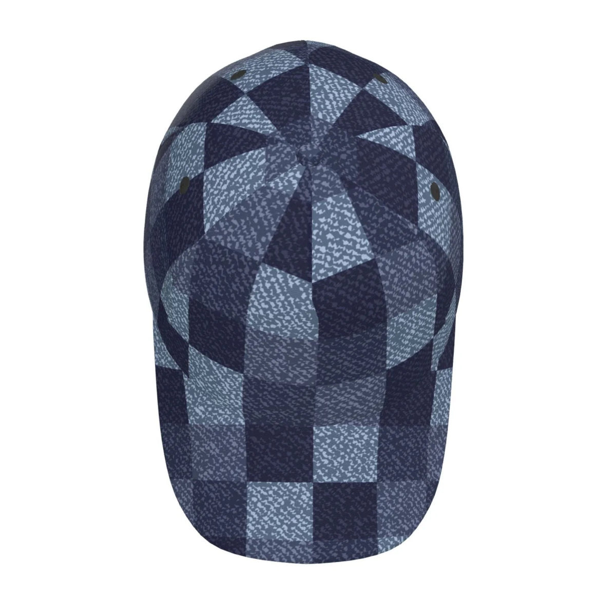 Haiem Blue Gingham Buffalo Check Baseball Cap Dad Hat Cotton Soft Adjustable Fashion Hats for Men Women Unisex Style Headwear