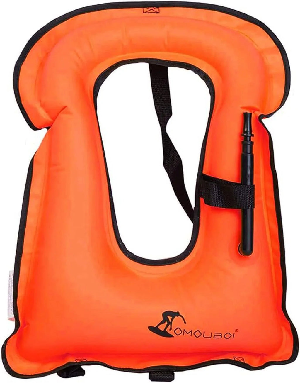 OMOUBOI Blow-up Snorkel Vest Kayak Swim Vest for Adults Snorkel Vests Air-filled Buoyancy Jacket Portable Diving Jackets Swimming Vests for Snorkeling Water Sports Beginner Adults-Only (96-220 lbs)