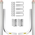 VEVORbrand Boat Trailer Guide-on, 40", 2pcs Galvanized Steel Trailer Post Guide on, with LED-Lighted Polyvinyl Tube Covers, Mounting Hardware Included, for Ski Boat, Fishing Boat or Sailboat Trailer