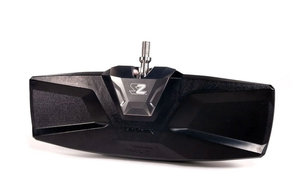 Halo-RA Billet Rear View Mirror with Aluminum Bezels for Various Size UTV-Utility Task Vehicle (1.75 inch Round Tube)