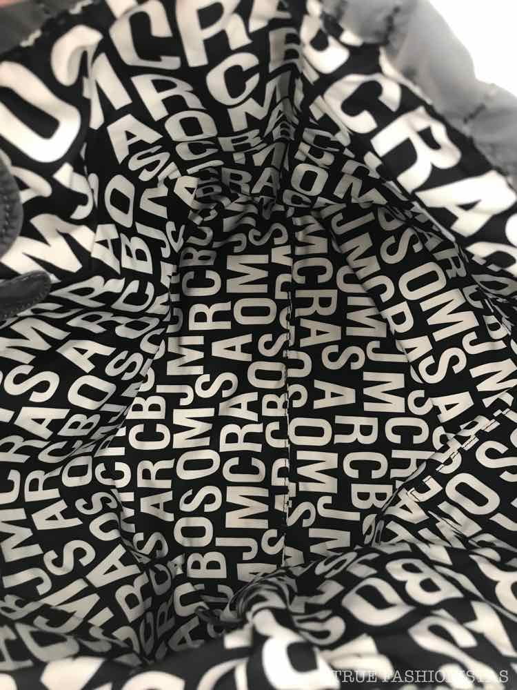 Pre-Owned Marc By Marc Jacobs Grey Monogram Tote Tote Bag