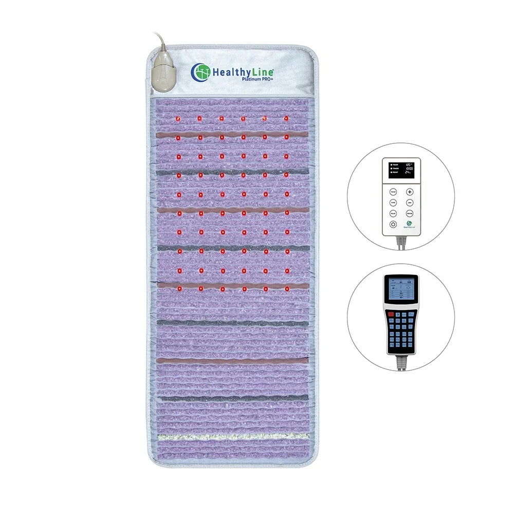 HealthyLine Platinum Mat, Full Short 6024 Firm Far Infrared Pad, Photon Advanced PEMF InfraMat Pro