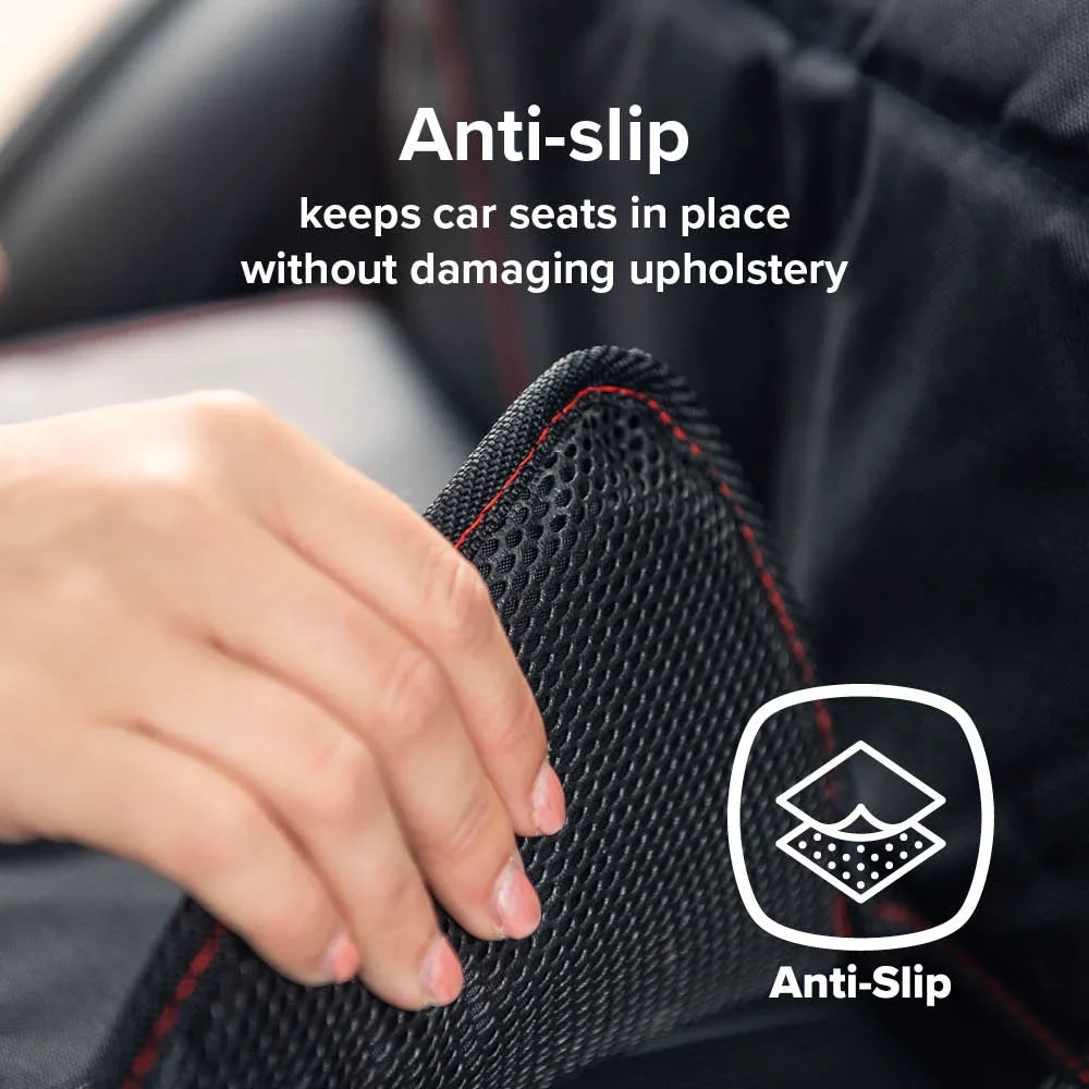 Diono Super Mat 2 Pack Car Seat Protector, Crash Tested, Water Resistant, Black