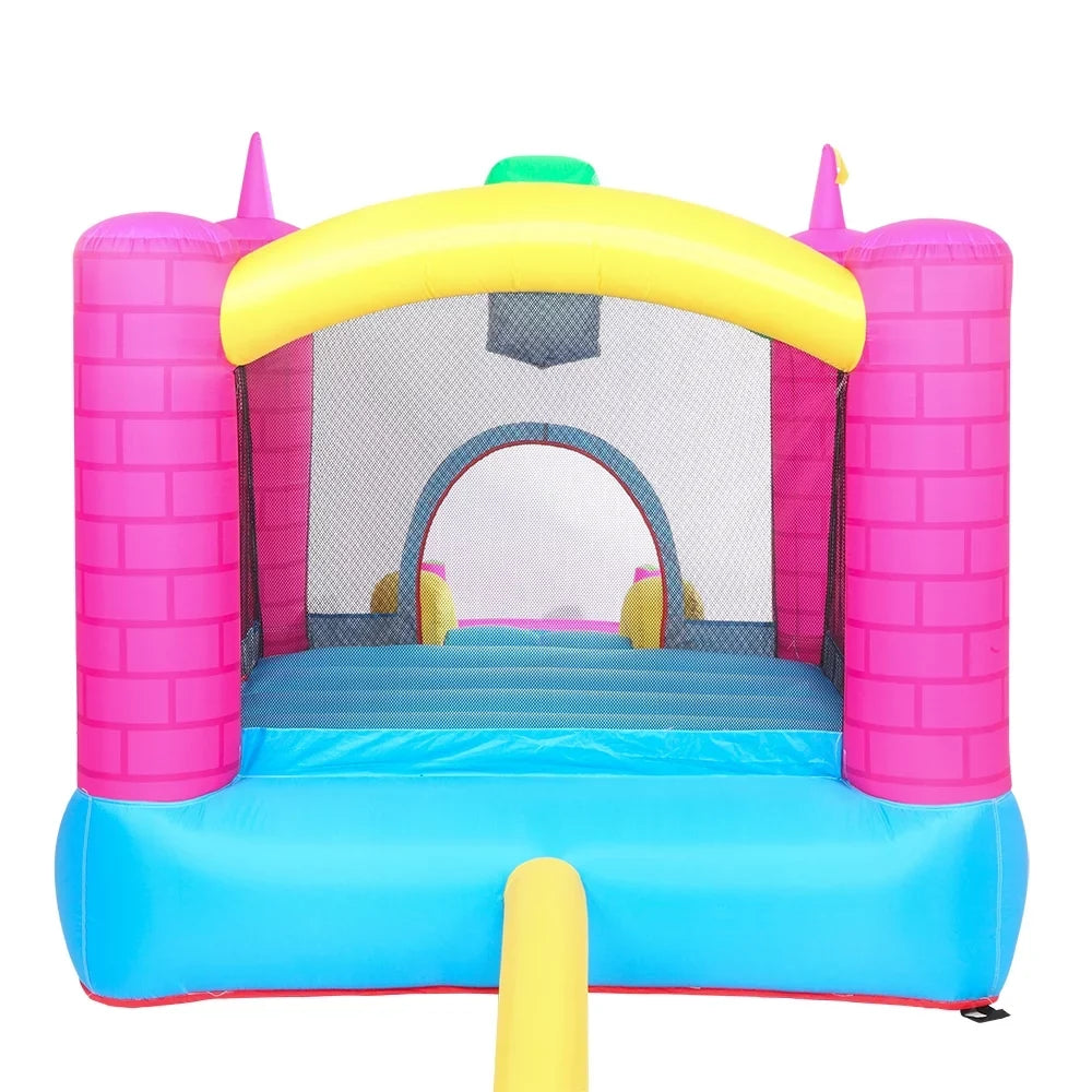 SalonMore Air-filled Bounce House with Blower,Pool & Water Slide & Splash,Multi-color Tank