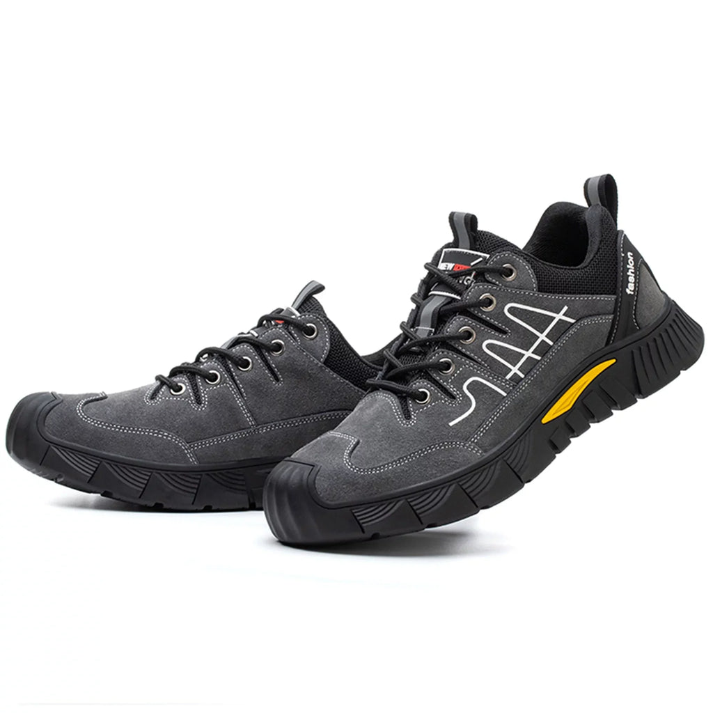 Tanleewa Steel Toe Work Safety Shoes for Men Lightweight Sneakers Shoe Size Men9.5/Women10.5