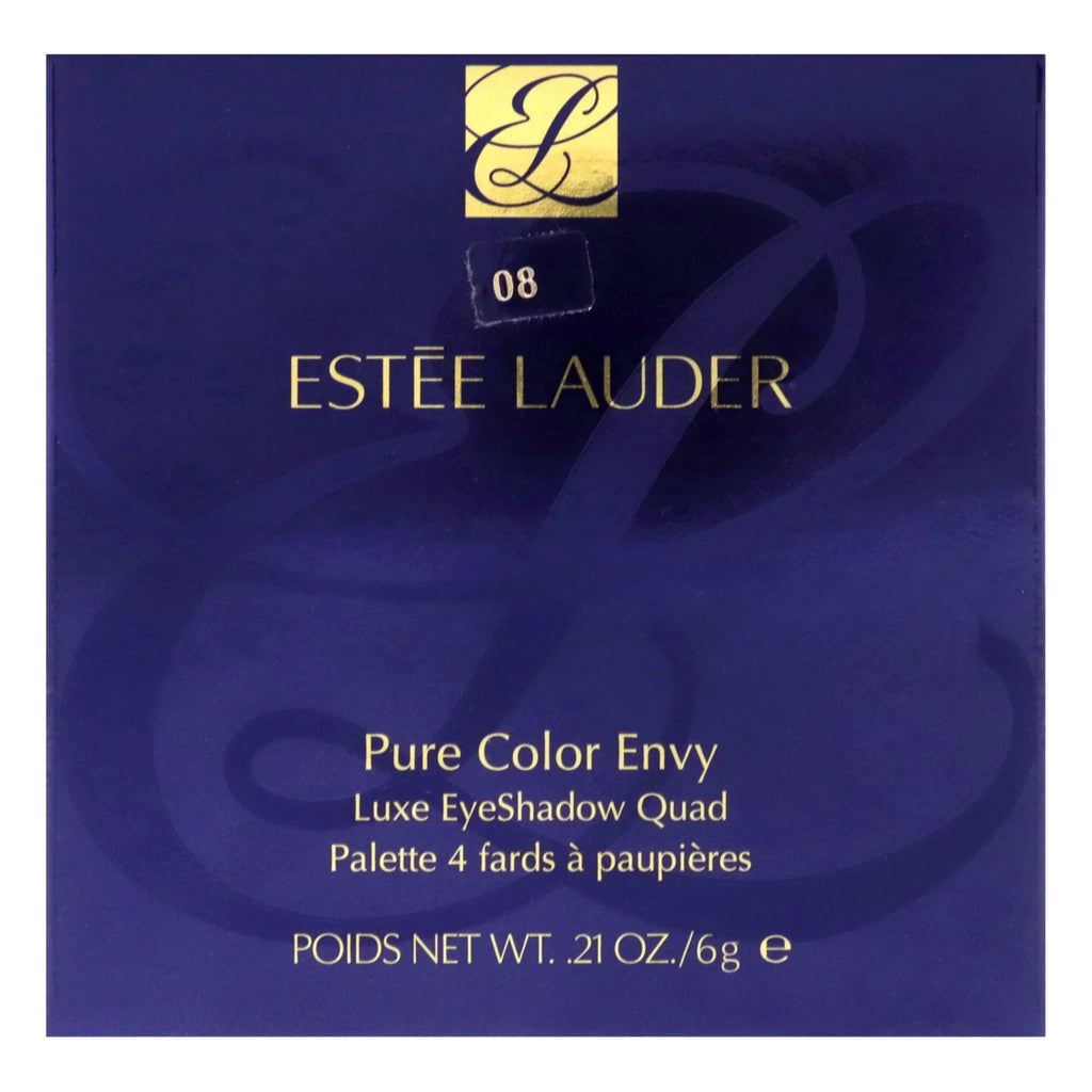 Estee Lauder Pure Color Envy Luxe Eyeshadow Quad - 08 Wild Earth , 0.21 oz Eye Shadow