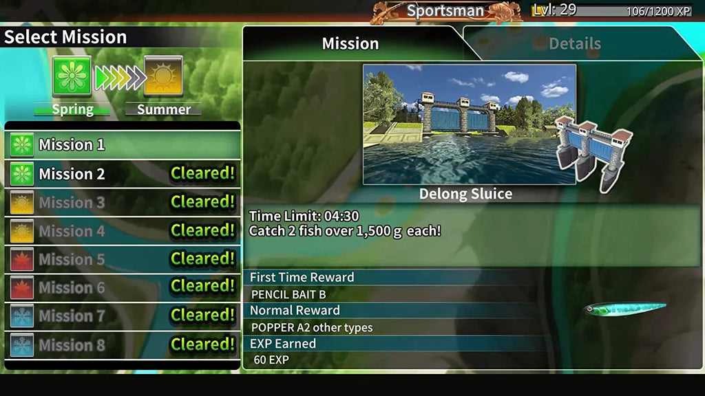 Legendary Fishing (PS4 / Playstation 4) Cast - Hook - Reel Them In