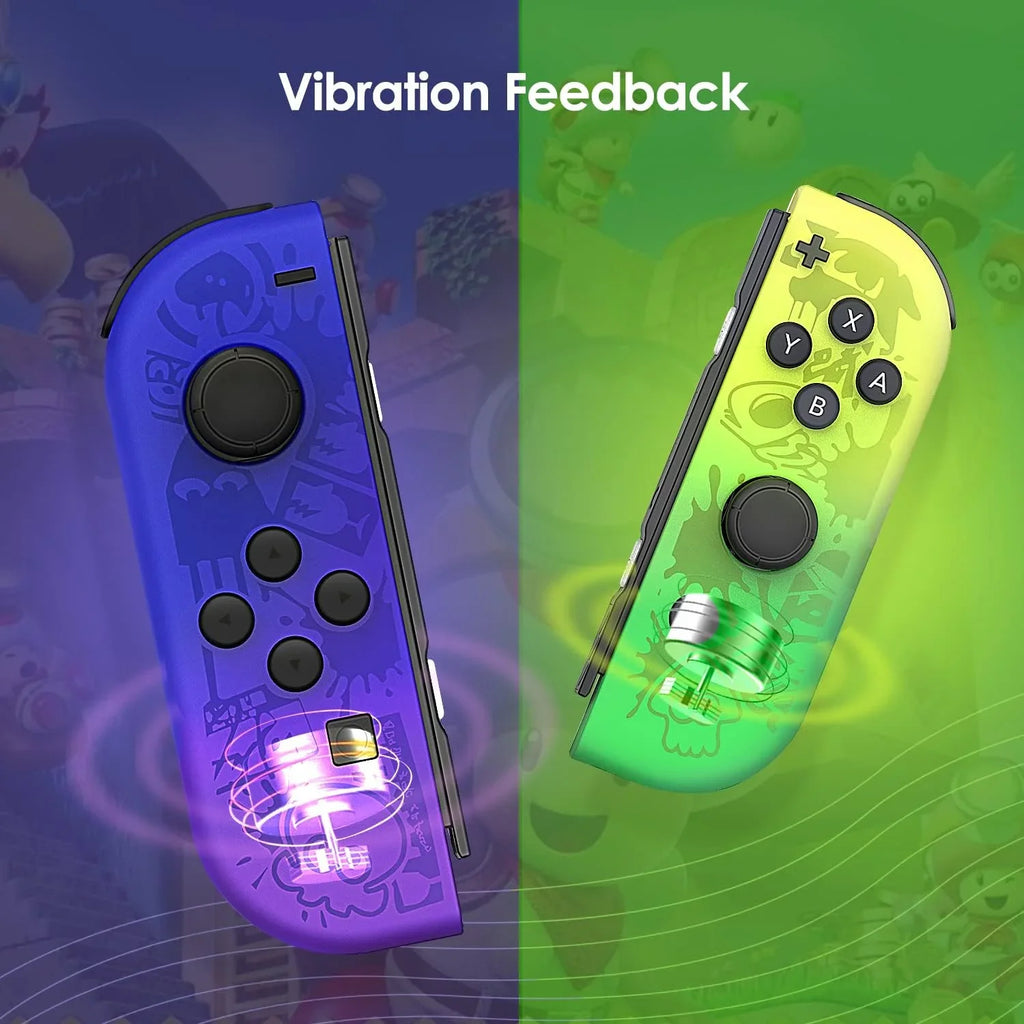 Nintendo Switch Controller,Wireless Controllers Joy cons Joy-Pad Joystick- Splatoon 3 Special Edition