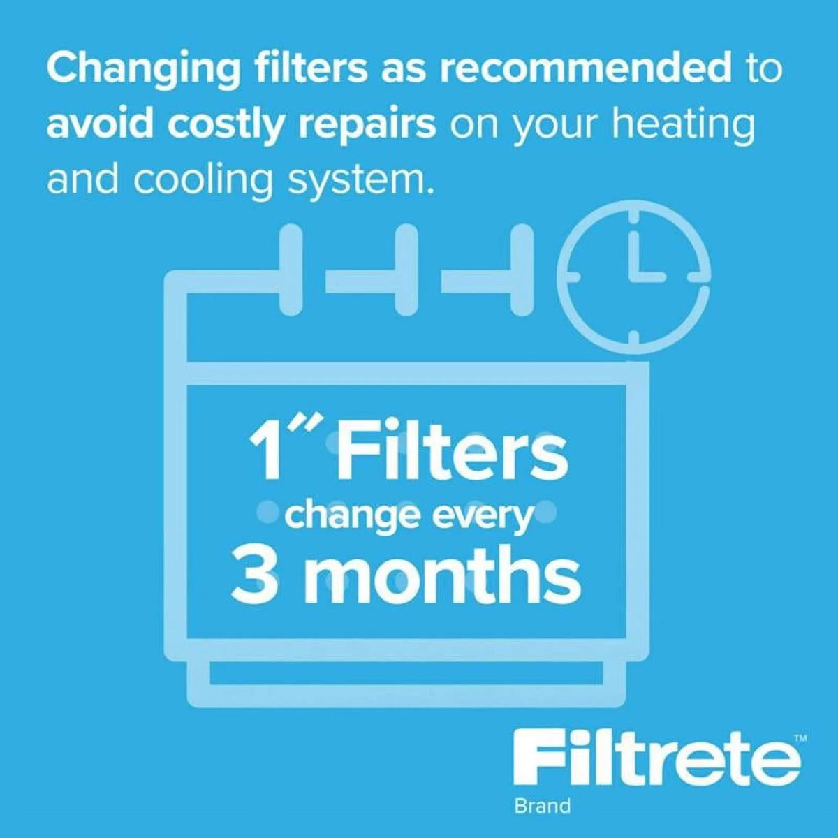 Filtrete 14x24x1 Basic Filter FPL23-2PK-24 Pack of 24