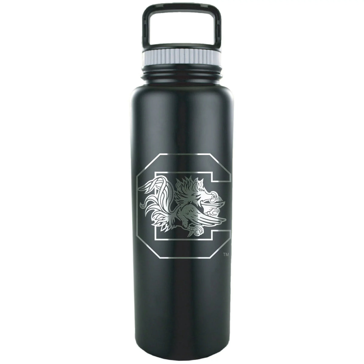 Black South Carolina Gamecocks 32oz. Stainless Matte Growler