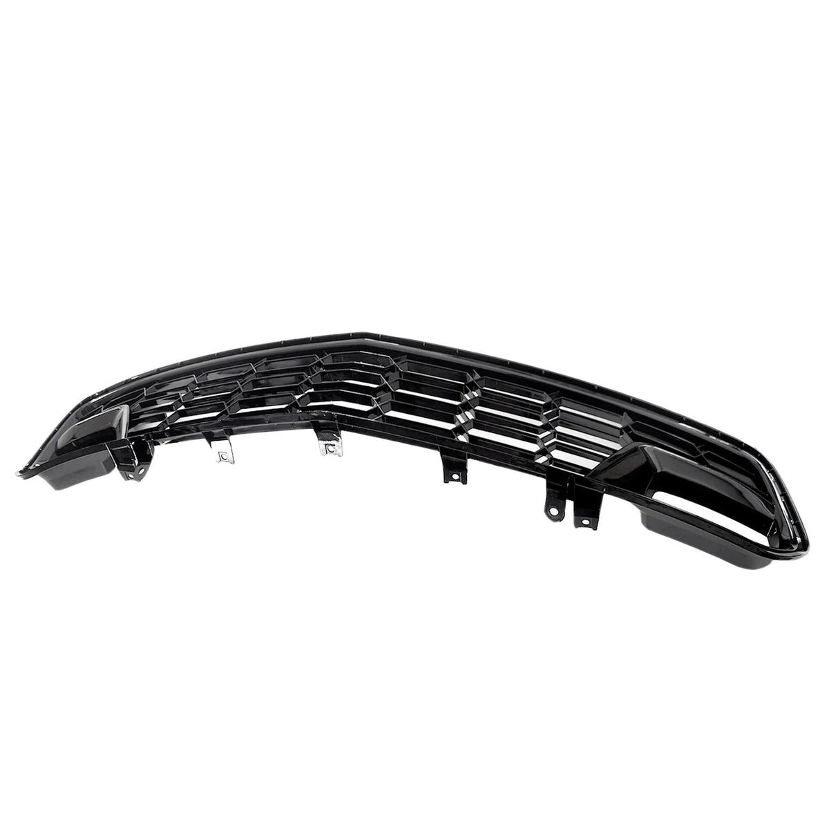 Front Bumper Lower Grille W/O Camera Gloss Black For 14-19 Chevrolet Corvette C7