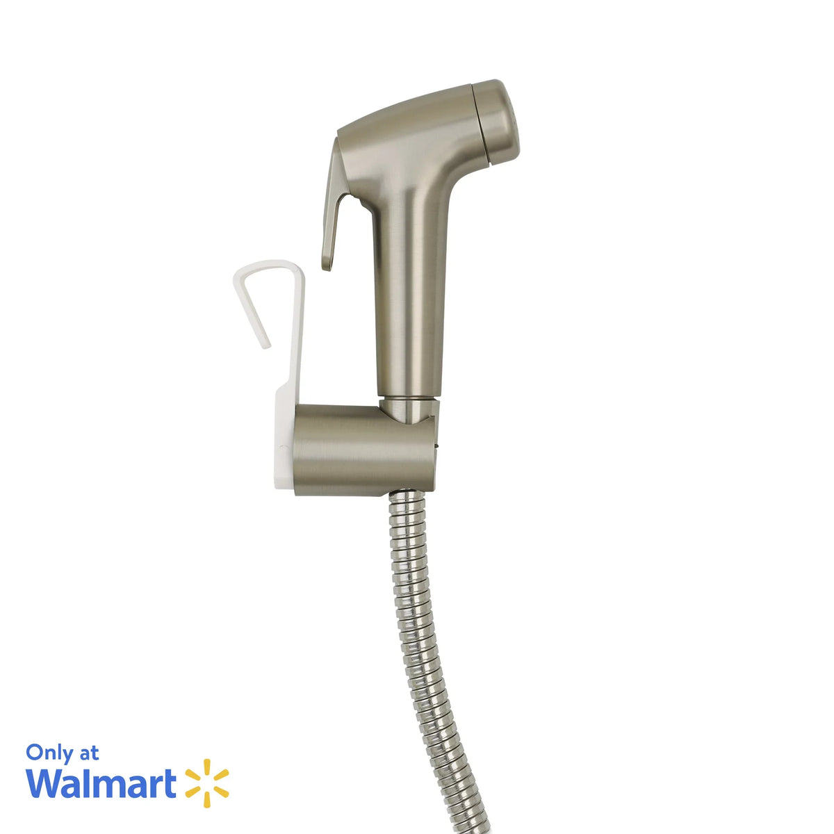 Brondell Rinslet Hand-Held Bidet in Brushed Nickel Finish, Silver