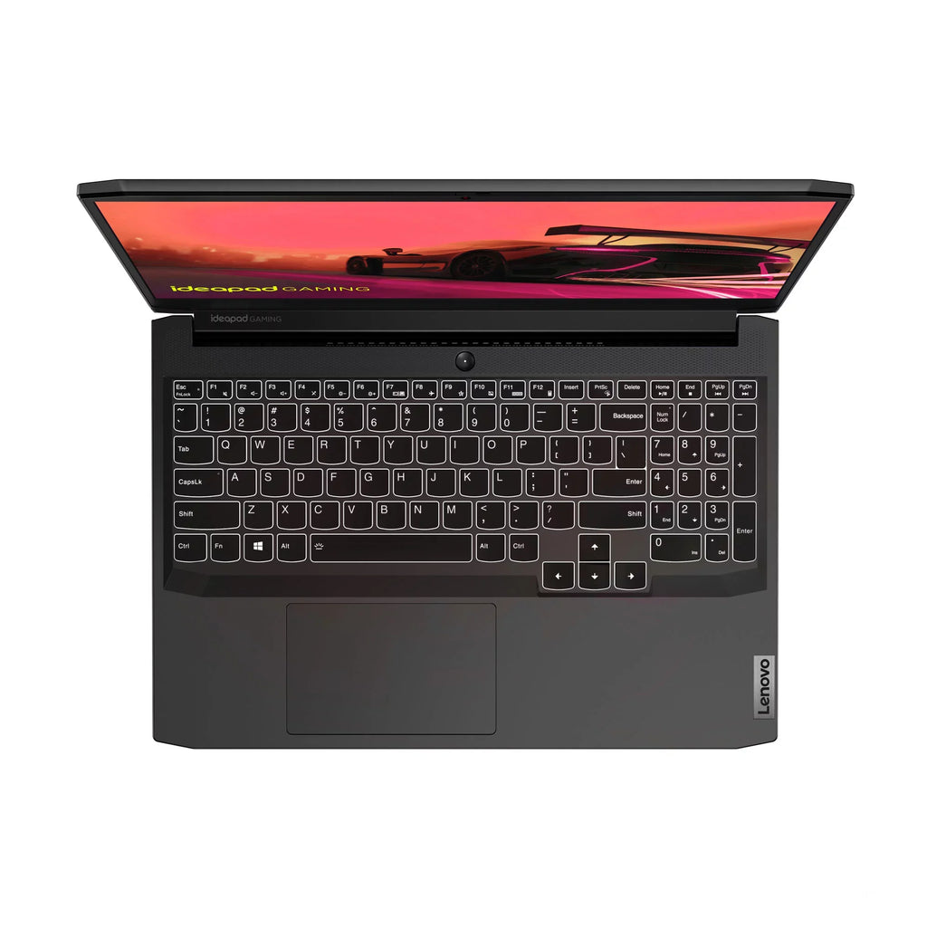 Lenovo IdeaPad 15.6" FHD Gaming Laptop, AMD Ryzen 5 5600H, 8GB RAM, 1TB HD & 256GB SSD, Windows 10 Home, Black, 82K20001US