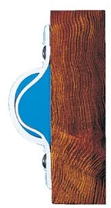 Dock Edge Profiles Universal 3-Way - White - 25' Roll 1010-F