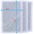 RAYAIR SUPPLY 20x30 Replacement Filter Pads Compatible with SolaceAir Air Cleaner 20x30 Refills (3 Pack) WHITE