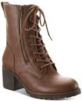 Sun Stone Sloanie Lace-Up Hiker Booties Tan 9W