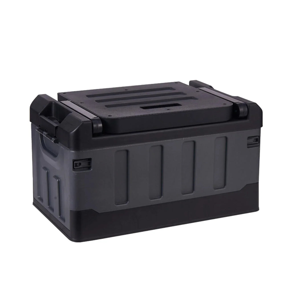 Car Trunk Organizer Portable Car Boot Storage Organiser for Cars SUV Cooking Black