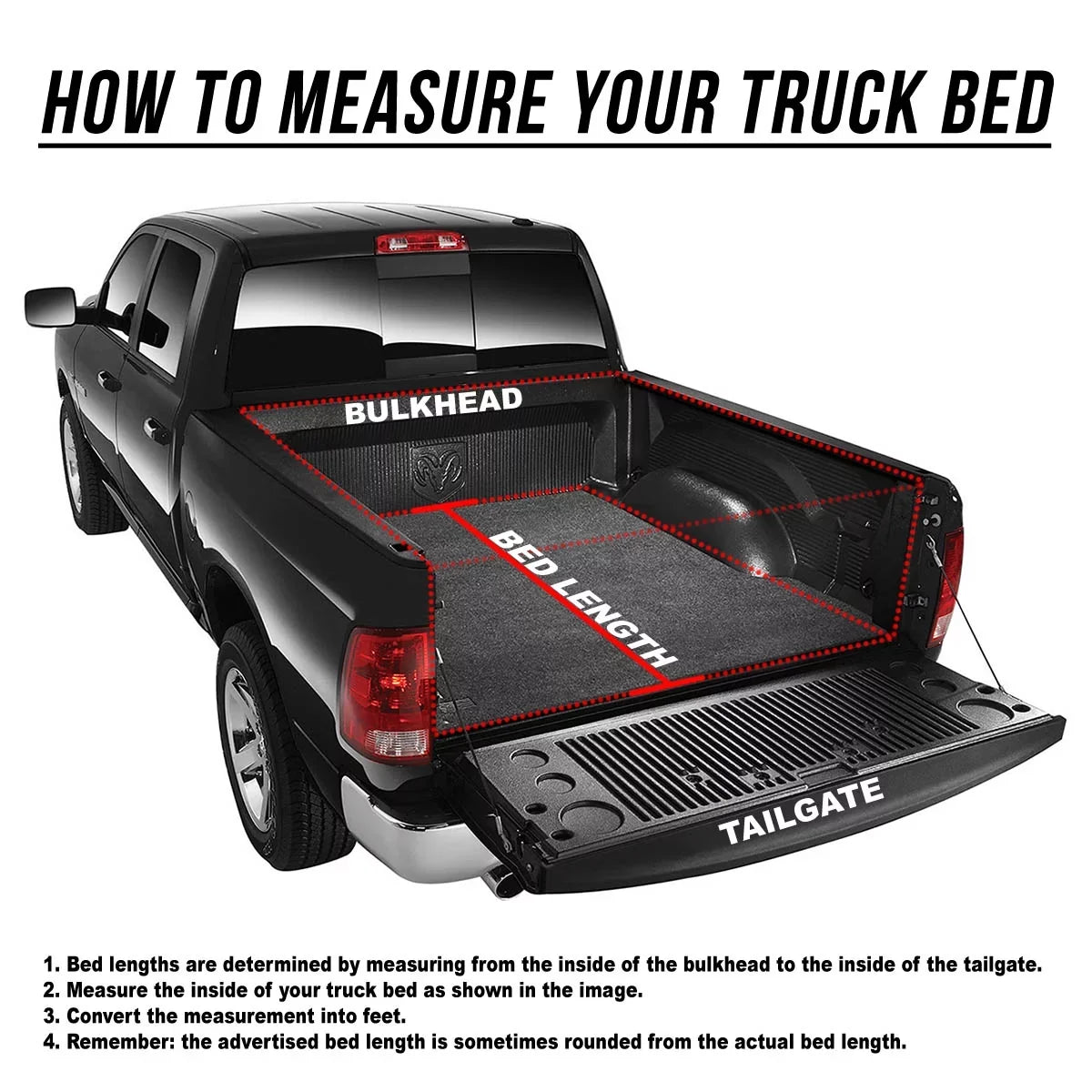 Auto Drive Soft Roll up Truck Bed Tonneau Cover Fits 04-12 Chevy Colorado / GMC Canyon 6Ft Bed
