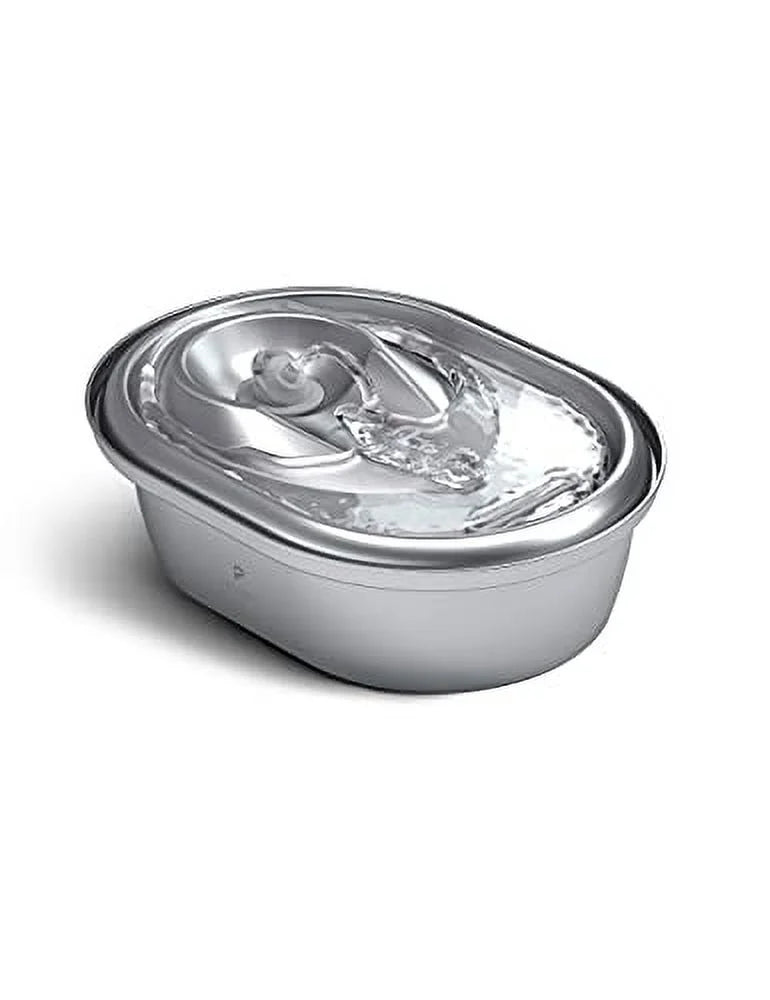 PETLIBRO Cat Water Fountain Stainless Steel, 67oz/2L Healthy Pet Water Fountain, Hygienic Material Dog Water Dispenser, Super Quiet, Dishwasher Safe Design & Adjustable Water Flow for Cats, Dogs