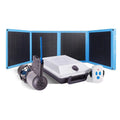 Bixpy K-1 Outboard Kit with SUN80 Solar Panel - Electric Marine Trolling Motor with 378 Wh Battery,Perfect for Kayak, Inflated Watercraft, Paddle Boards