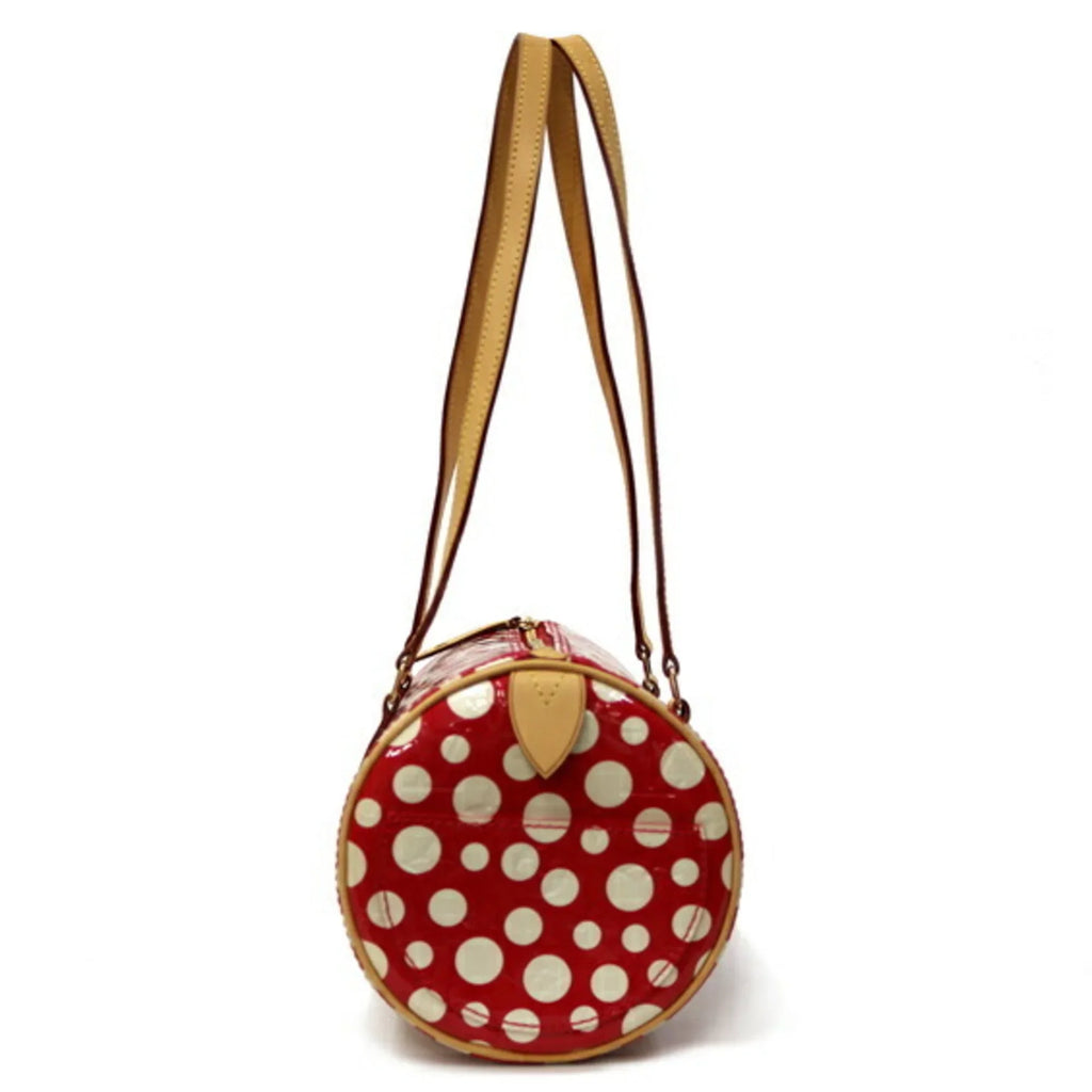 Pre-Owned LOUIS VUITTON Shoulder Bag Verni Dot Infinity Papillon 30 Yayoi Kusama M91425 Ladies (Good)