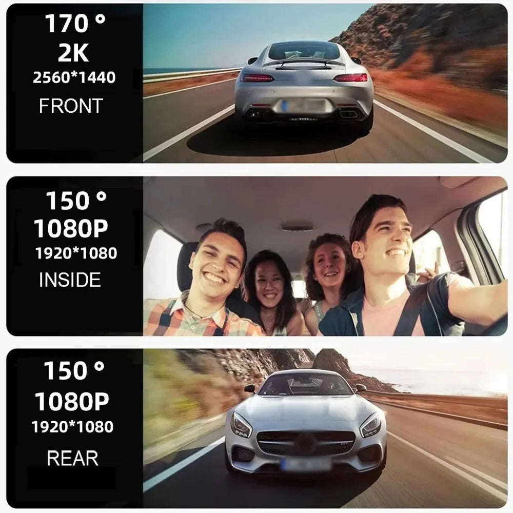 OWSOO Dashcam Car Video Recorder, Wide Angle Camcorder, WiFi Interconnection, Auto Safety Recorder