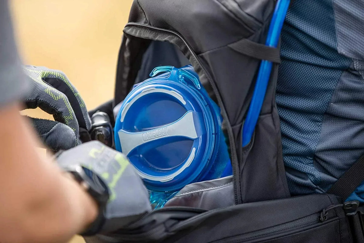 CamelBak Crux 2-Liter Water Reservoir - Hydration Bladder, Leak-Proof Water Bladder , 70 Ounces, Blue