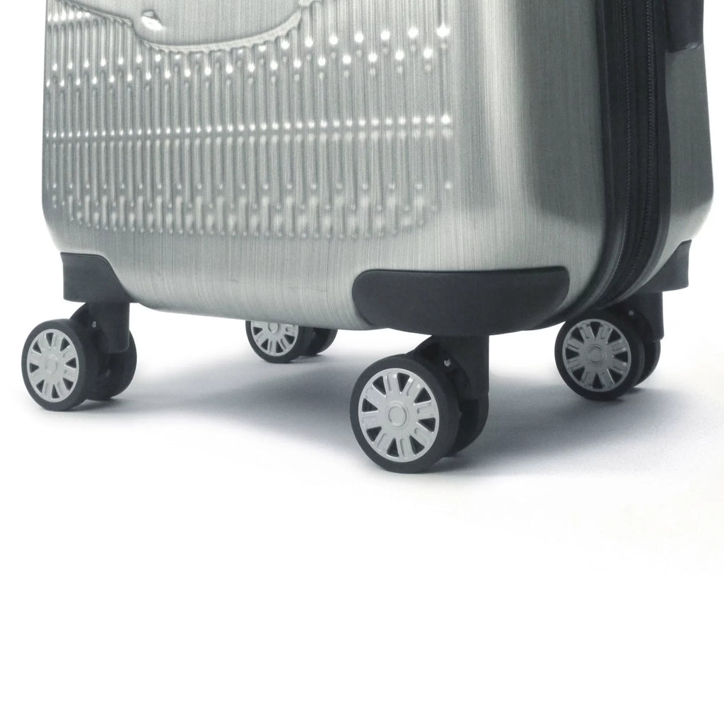 Star Wars Darth Vader 29 Inch Rolling Luggage, Embossed Hardshell Suitcase with Wheels, Silver
