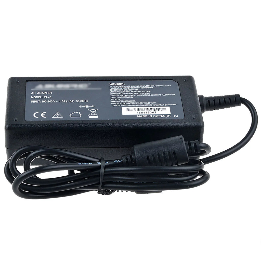 PKPOWER AC DC Adapter for Sony HT-MT300 HT-MT300/W HT-MT300/B 2.1 Channel Compact Soundbar SA-MT300 SAMT300 Active Speaker System Power Supply Cord Cable PS Battery Charger Mains PSU