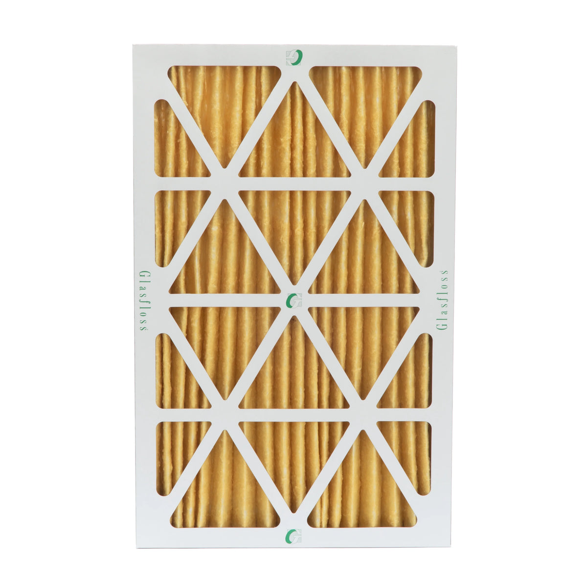 3 Pack of 16x24x2 MERV 11 Pleated 2" Inch Air Filters by Glasfloss. Actual Size: 15-1/2 x 23-1/2 x 1-3/4
