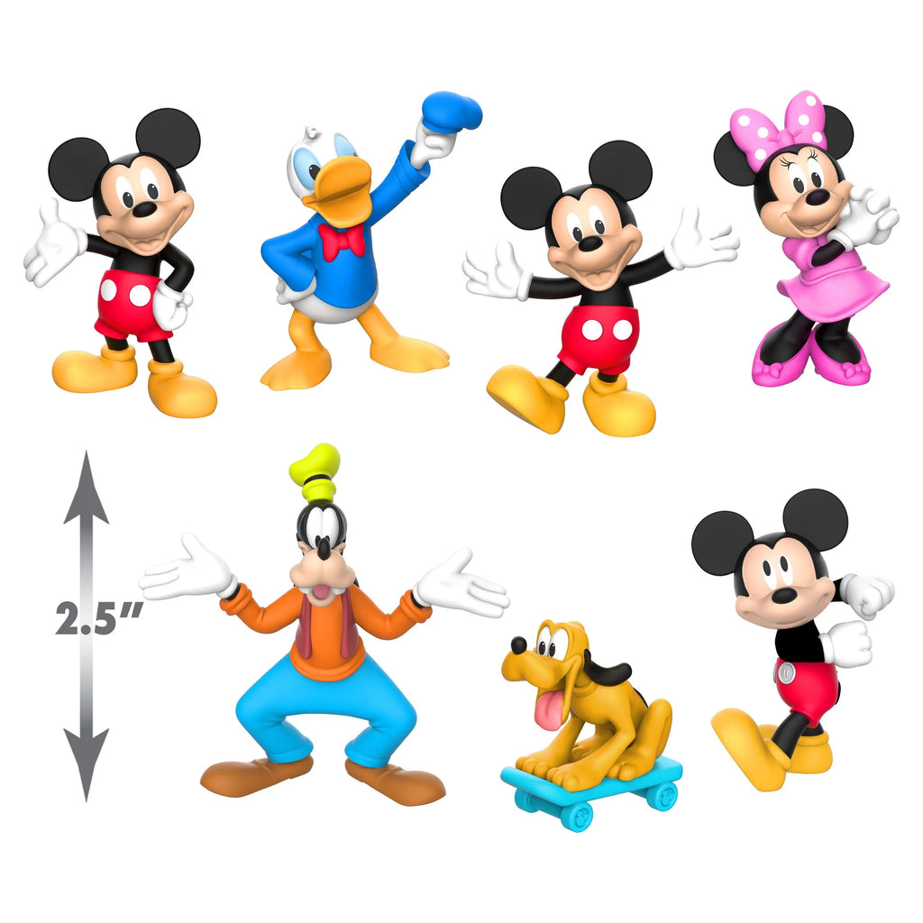 Disney Junior Mickey Mouse Collectible Figure Set, Officially Licensed Kids Toys for Ages 3 Up, Gifts and Presents