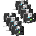 GREENCYCLE 8PK Compatible for Brother P-touch Black on Clear 12mm TZ TZe TZe-S131 TZ-S131 TZ-131 TZe-131 Extra Strength Laminated Label Tape