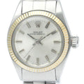 Pre-Owned Vintage ROLEX Oyster Perpetual 6719 White Gold Steel Ladies Watch BF565449 (Fair)