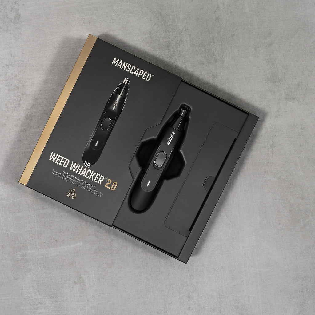 MANSCAPED® The Perfect Duo 3.0 PLUS Includes: The Lawn Mower® 3.0 PLUS Men's Groin & Body Hair Trimmer and The Weed Whacker® Nose & Ear Hair Trimmer