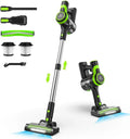 Cordless Vacuum Cleaner, 6-in-1 Cordless Vacuum, 28KPa Powerful Battery Stick Vacuum Rechargeable Vacuum 2200m-A-h Up to 45 Mins, Lightweight Vacuum Cleaner for Home Carpet and Floor Pet Hair