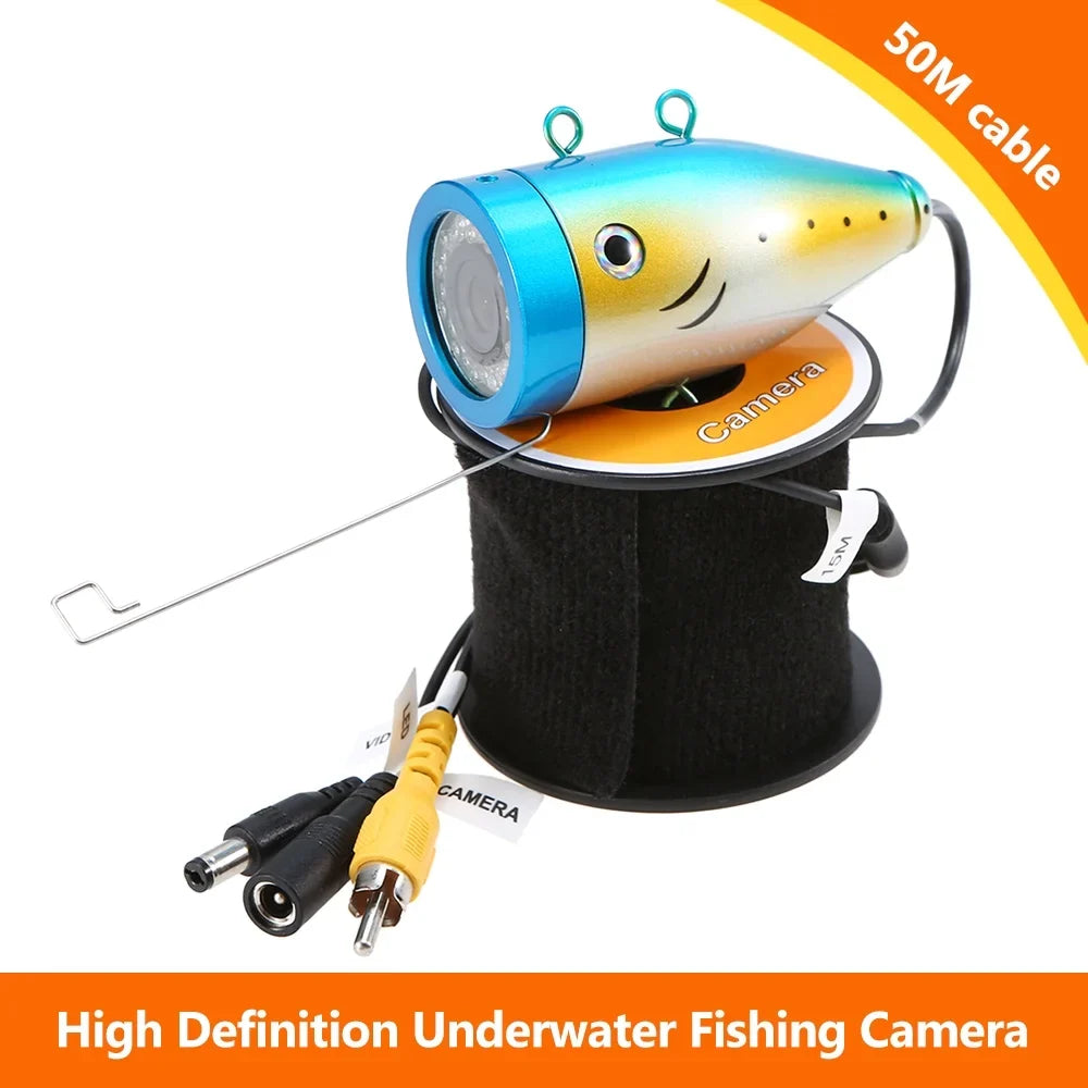 SYANSPAN Fishing Camera,Ice Lake Boat Ir Leds Fish 7" InchWaterproof Camera Kit Portable 7" Inch 24pcs Infrared Ir Fish Ice Lake Inch1000tvl Camera Kit 24pcs Infrared Ir Leds Koeb