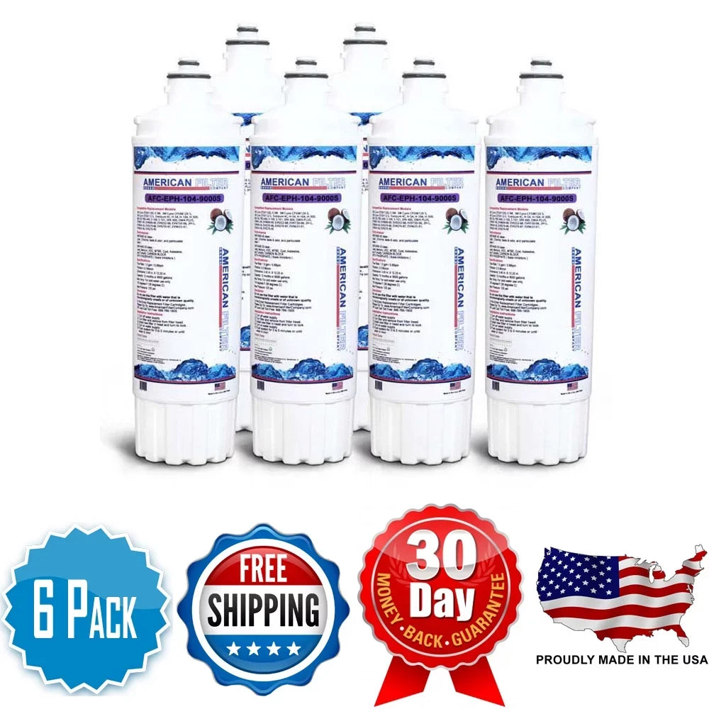 AFC Brand , Water Filters , Model # AFC-EPH-300-12000SK , Compatible with Pentair® Insurice Quad i4000 EV9325-04 - 6 Filters - Made in U.S.A.