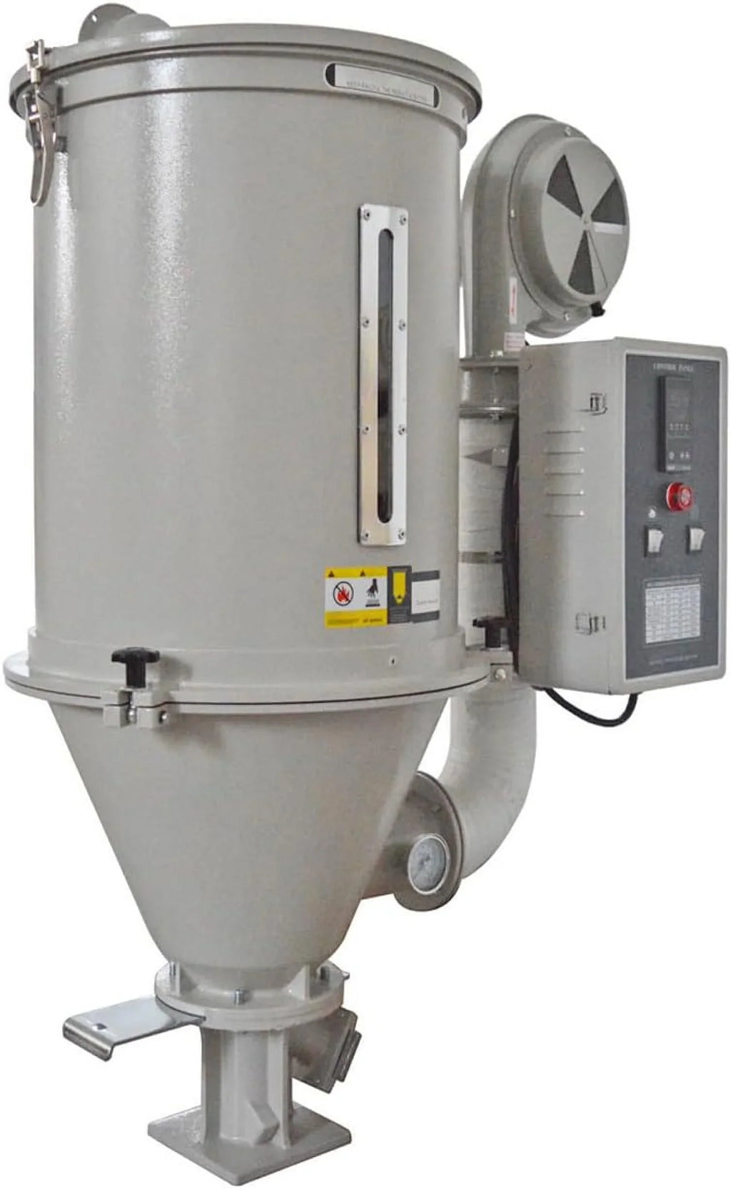 EQCOTWEA Plastic Dryer Plastic Dehumidifier Hopper Type 55lbs Capacity for PP PE ABS Plastic 220V 25KG